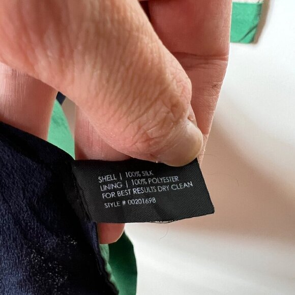 Club Monaco silk color‎ block dress women’s size 2 - Picture 7 of 12